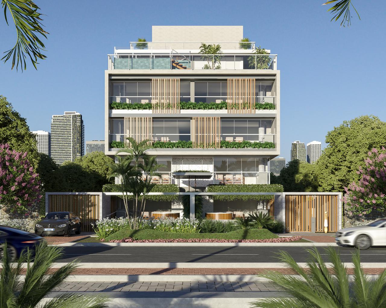 Projeto imobiliário residencial contemporâneo